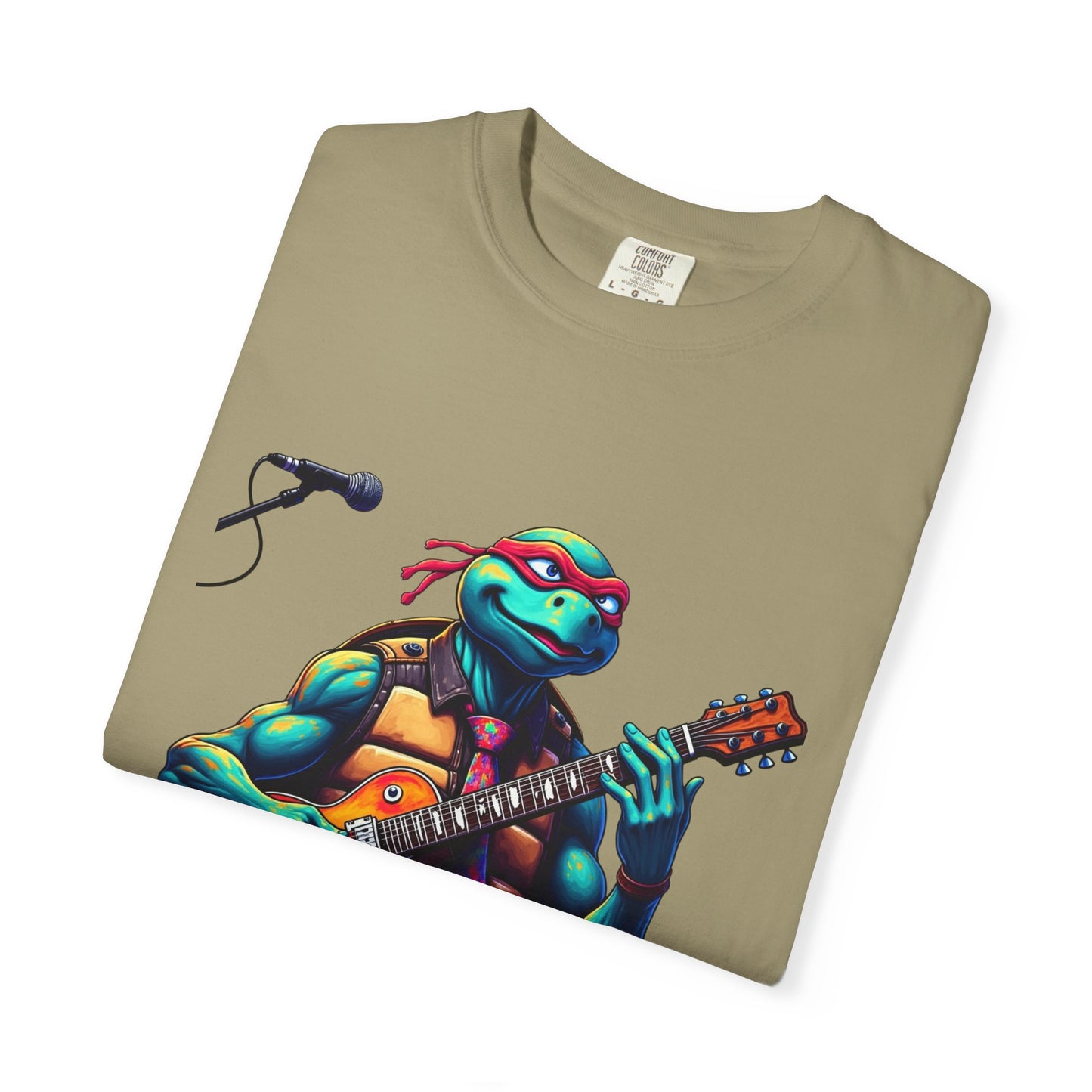 Guitar Playing T-Shirt, Retro Music Tee, Gift for Musicians, Unisex Style, Casual Summer Wear, Graphic Band Shirt