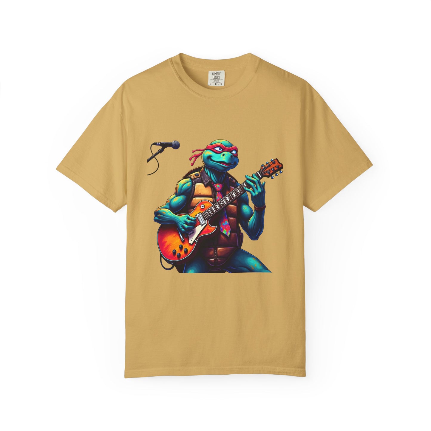 Guitar Playing T-Shirt, Retro Music Tee, Gift for Musicians, Unisex Style, Casual Summer Wear, Graphic Band Shirt