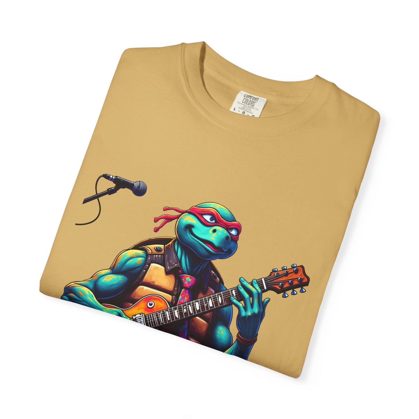 Guitar Playing T-Shirt, Retro Music Tee, Gift for Musicians, Unisex Style, Casual Summer Wear, Graphic Band Shirt