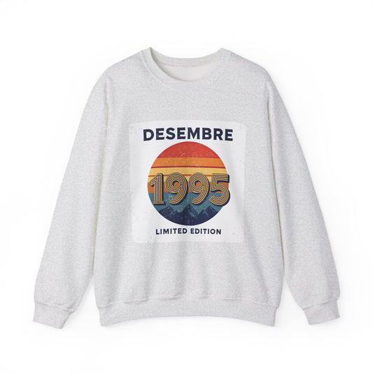 Retro 1995 Crewneck Sweatshirt | Cozy Unisex Sweatshirt for Casual Days, Birthday Gift, Limited Edition | Warm Fall Fashion