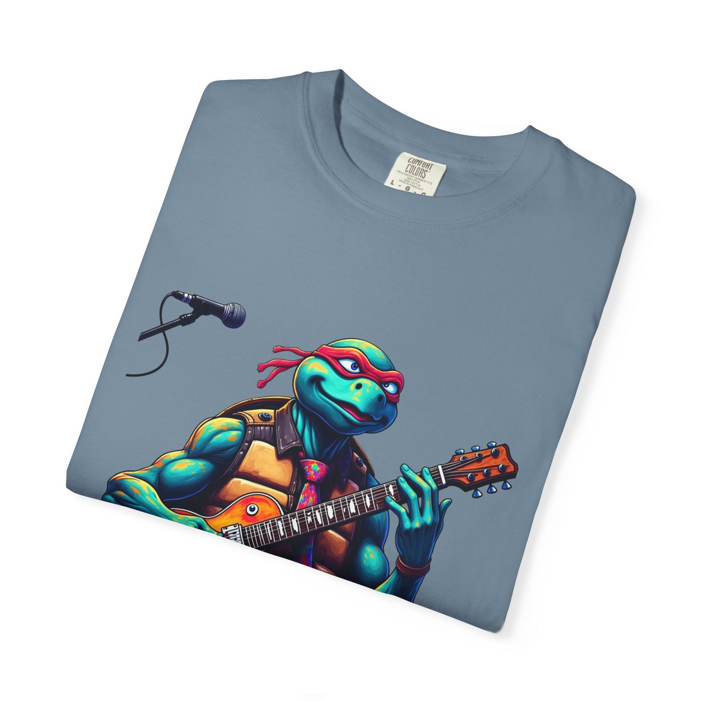 Guitar Playing T-Shirt, Retro Music Tee, Gift for Musicians, Unisex Style, Casual Summer Wear, Graphic Band Shirt