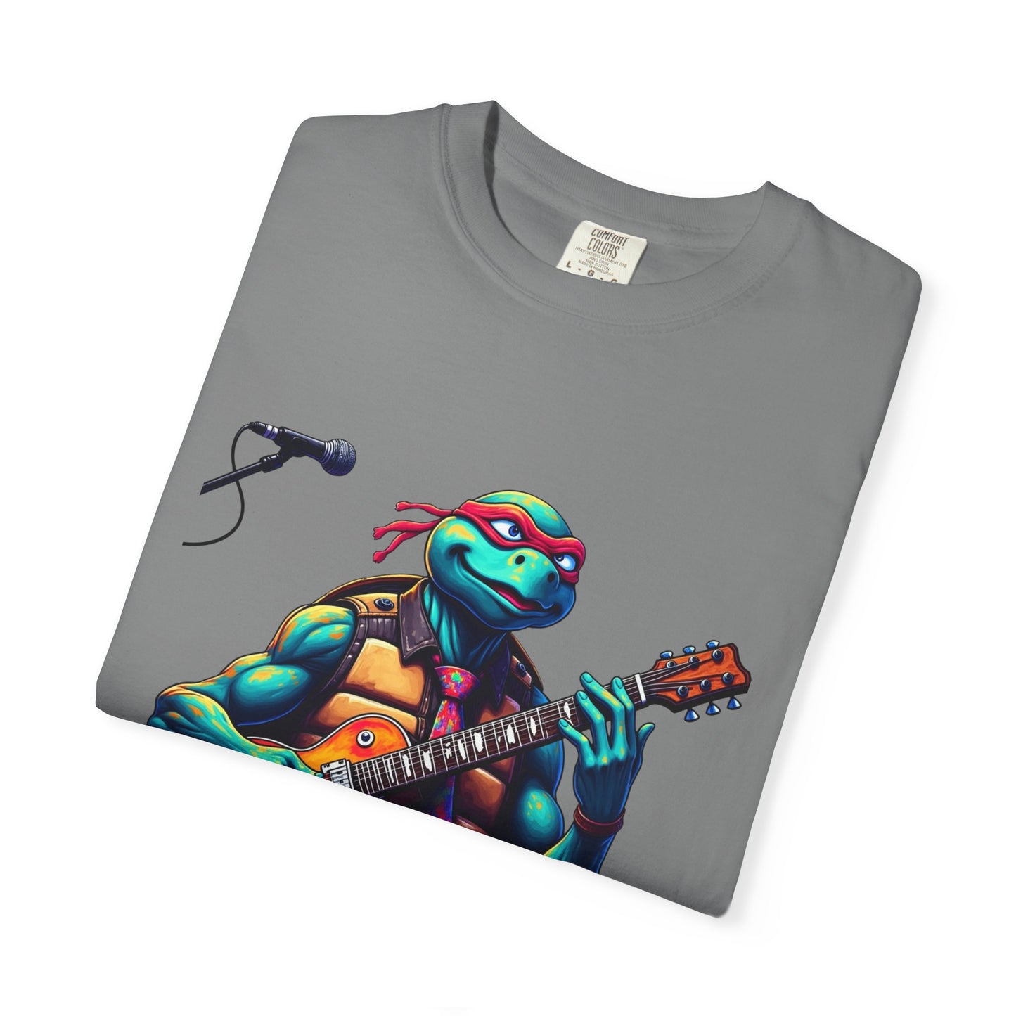 Guitar Playing T-Shirt, Retro Music Tee, Gift for Musicians, Unisex Style, Casual Summer Wear, Graphic Band Shirt