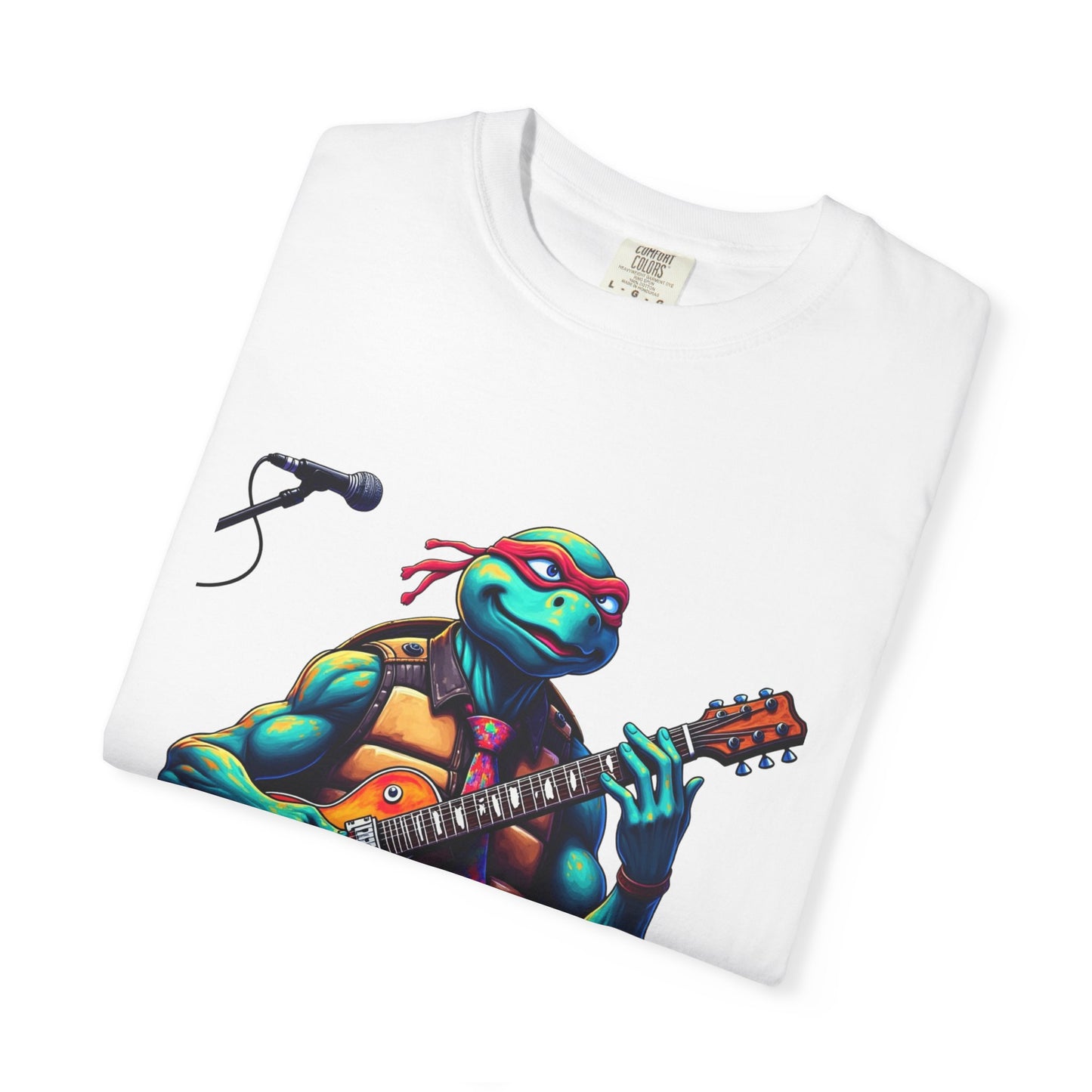 Guitar Playing T-Shirt, Retro Music Tee, Gift for Musicians, Unisex Style, Casual Summer Wear, Graphic Band Shirt