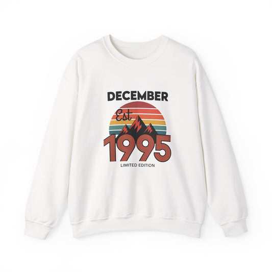 Limited Edition December 1995 Crewneck Sweatshirt - Cozy Gift for Birthdays, Vintage Style, Clothing for Nostalgic Vibes, Unisex [...]